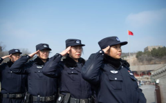 警队写真,写真中的忠诚与英勇